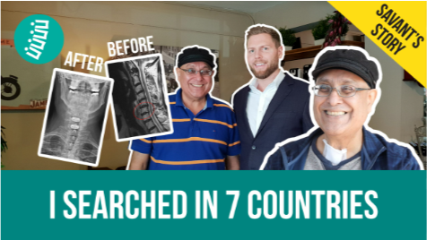 Patient story: finding spine treatment after searching in seven countries